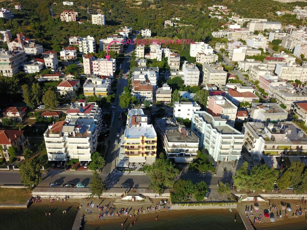 Calypso Beach Hotel Loutrá Edipsoú Eksteriør bilde